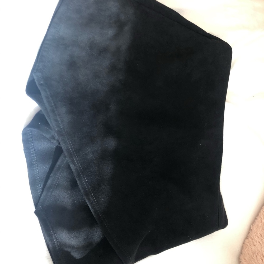 Velvet envelope skirt